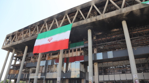 Imagen de archivo del edificio de la Radiodifusión de la República Islámica de Irán (IRIB), dañado por un ataque israelí. Imagen de archivo del edificio de la Radiodifusión de la República Islámica de Irán (IRIB), dañado por un ataque israelí.