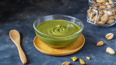 Foto de crema de pistacho.