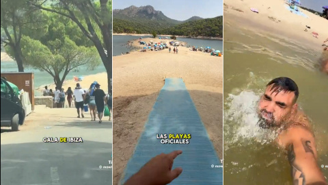 Playa de Madrid La famosa "playa de Madrid".