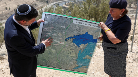 Autovía en Cisjordania El ministro de Finanzas israelí presenta el proyecto E1.