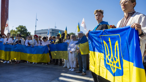 Celebración del Día de Independencia de Ucrania en Ginebra (Suiza). Celebración del Día de Independencia de Ucrania en Ginebra (Suiza).
