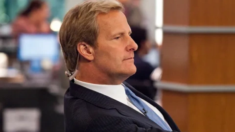the-newsroom-HBO-Will El actor Jeff Daniels como el presentador republicano Will McAvoy en la serie de HBO 'The Newsroom'.