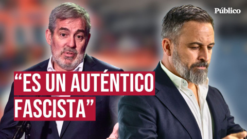 El presidente del Gobierno de Canarias, Fernando Clavijo, ha tildado este jueves de "auténtico fascista" al presidente de Vox, Santiago Abascal, tras pedir que se confisque y se hunda el barco de Open Arms, que ha atracado en Tenerife.

Nuestro periodismo es posible gracias a nuestros suscriptores. Únete a la República de Público y defiende el periodismo valiente, feminista y de izquierdas: https://bit.ly/3REUOTN

Periodismo, investigación y compromiso para construir un mundo más igualitario.
¡Suscríbete ya a nuestro canal!: https://bit.ly/2U8nM0q
Visita: https://www.publico.es
Síguenos en Facebook: https://www.facebook.com/diario.publico/
Síguenos en Twitter: https://twitter.com/publico_es
Síguenos en Instagram: https://www.instagram.com/publico.es
Síguenos en TikTok: https://www.tiktok.com/@publico_es
Síguenos en Bluesky: https://bsky.app/profile/publico.es