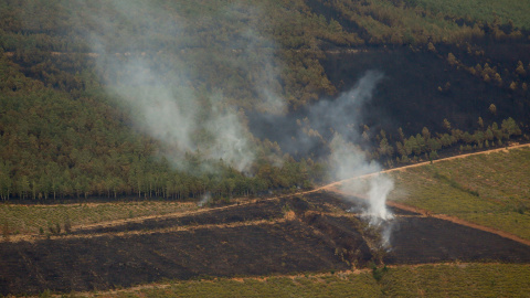EuropaPress_6920062_vista_incendio_28_agosto_2025_villamayor_san_antolin_ibias_asturias_espana Vista tras el incendio en Villamayor, San Antolín de Ibias, Asturias.