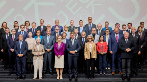 Ministros de Defensa de Europa. Kaja Kallas se reúne con los ministros de Defensa europeos.