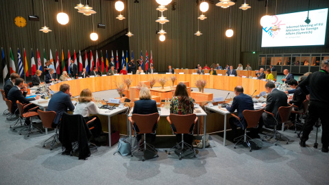 Reunión informal de ministros de Exteriores europeos en Copenhague.