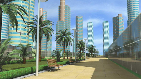 Recreación virtual del 'Manhattan' de Cullera. Recreación virtual del 'Manhattan' de Cullera.