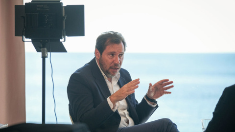 Óscar Puente en una entrevista en Alicante. Óscar Puente en una entrevista en Alicante.