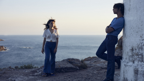 Els dos protagonistes de 'Romería', Llúcia Garcia i Mitch, la última pel·lícula de Carla Simón.