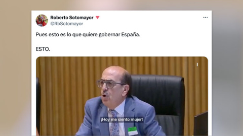 borrego Un tuit critica la intervención de Javier Borrego.