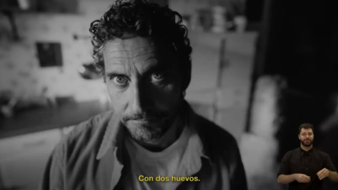 Captura de pantalla 2025-09-05 135339 Un fotograma de un vídeo de la campaña de Igualdad sobre nuevas masculinidades protagonizado por el actor Paco León.