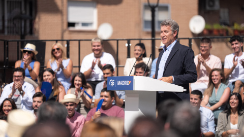 Alberto Núñez Feijóo durante la inauguración del curso político del PP de Madrid.