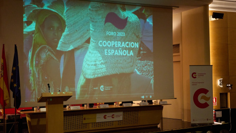 Vista de la presentación de las cifras de cooperantes en el exterior de la Agencia Española de Cooperación Internacional para el Desarrollo (AECID). Foto de archivo. Vista de la presentación de las cifras de cooperantes en el exterior de la Agencia Española de Cooperación Internacional para el Desarrollo (AECID). Foto de archivo.