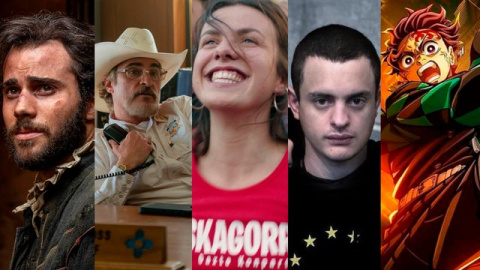 El cautivo de Alejandro Amenábar<br />Drama siglo XVI<br />Año 1575, el joven soldado Miguel de Cervantes es capturado por corsarios y llevado a Argel como rehén, allí encuentra refugio en su talento para contar historias que inspiran a sus compañeros y despiertan la atención del temido Bajá, mientras idea un plan de fuga.<br /><br />Eddington de Ari Aster<br />Comedia negra<br />Durante un viaje por carretera, una pareja queda atrapada en Eddington, un pequeño pueblo de Nuevo México en plena pandemia, al caer la noche la hospitalidad se transforma en terror y el enfrentamiento entre el sheriff y el alcalde desencadena un caos que enfrenta a los vecinos.<br /><br />Jone, a veces de Sara Fantova<br />Drama sobre homosexualidad<br />Bilbao, agosto y en plenas fiestas, Jone de 20 años convive con la enfermedad de su padre mientras cuida de su hermana, al enamorarse por primera vez de Olga descubre la emoción de sentirse inmortal, pero también el miedo profundo a quedarse sola.<br /><br />Simón de la montaña de Federico Luis<br />Drama<br />Simón, un joven de 21 años que vive junto a la cordillera de los Andes, siente que sus sueños no encajan con su realidad y se une a un grupo de chicos con discapacidad, juntos crean sus propias reglas para amar, divertirse y hallar su lugar en un mundo que no los incluye.<br /><br />Guardianes de la noche de Haruo Sotozaki<br />Animación<br />Demon Slayer: Kimetsu no Yaiba - Infinity Castle adapta el último arco del manga de Koyoharu Gotōge, dividido en el Castillo Infinito y la Cuenta Regresiva al amanecer, donde los Pilares enfrentan a las Lunas Superiores y se libra la batalla final contra Muzan Kibutsuji.