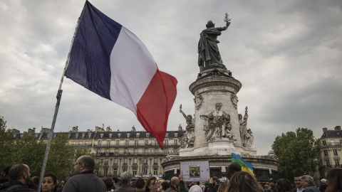 AFP__20250427__HL_PSONNET_2746548__v1__HighRes__ContreLIslamophobie Manifestación contra la islamofobia en la Plaza de la República de París.