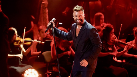 Ricky Martin durante un concierto. Ricky Martin durante un concierto.