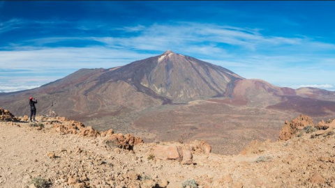 Vista panorámica desde el pico del Teide