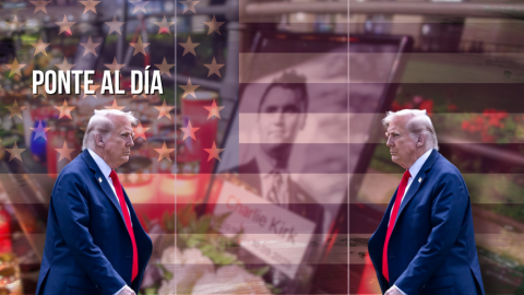 Fotomontaje con imágenes de Donald Trump. Fotomontaje con imágenes de Donald Trump.