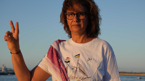 La activista palestina Jaldía Abubakra La activista palestina Jaldía Abubakra