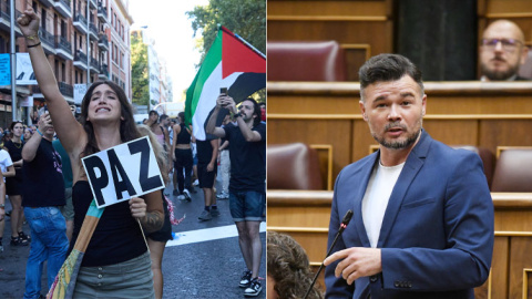 rufian-vuelta Gabriel Rufián tuitea una guía "para contestar a tu cuñado el indignado" sobre las protestas en La Vuelta.