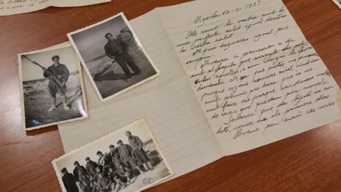 Fotografies i cartes enviades des del front d’Aragó per soldats milicians el 1937