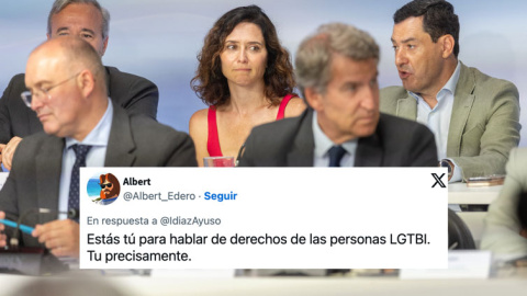 En la foto, Isabel Díaz Ayuso durante la reunión de la Junta Nacional del PP.-