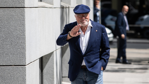 EuropaPress_5355760_excomisario_jose_manuel_villarejo_llegada_audiencia_nacional_27_julio_2023 El excomisario José Manuel Villarejo.