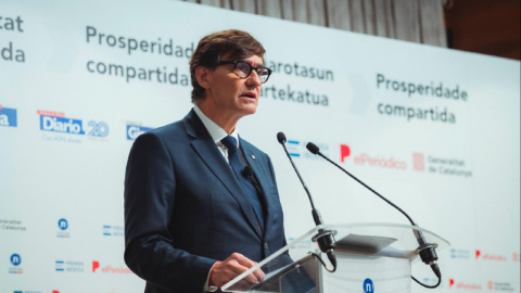 El president Illa aquest divendres a Vitòria