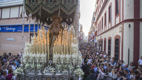 EuropaPress_1247092_semana_santa_huelva_17_miercoles_santo_foto_alberto_diaz Imagen de archivo de la pasada Semana Santa en Huelva. Europa Press / Europa Press13/4/2017