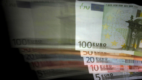 Billetes de euro.