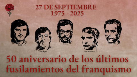 'Público' conversa con Manuel Blanco Chivite y Pablo Mayoral, dos de los supervivientes de los últimos consejos de guerra de la dictadura, en los que se firmaron los fusilamientos del 27 de septiembre de 1975.

Periodismo, investigación y compromiso para construir un mundo más igualitario.
¡Suscríbete ya a nuestro canal!: https://bit.ly/2U8nM0q
Visita: https://www.publico.es
Síguenos en Facebook: https://www.facebook.com/diario.publico/
Síguenos en Twitter: https://twitter.com/publico_es
Síguenos en Instagram: https://www.instagram.com/publico.es
Síguenos en TikTok: https://www.tiktok.com/@publico_es
Síguenos en Bluesky: https://bsky.app/profile/publico.es