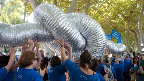 L'emblemàtic nus de la PDE. L'emblemàtic nus de la PDE.