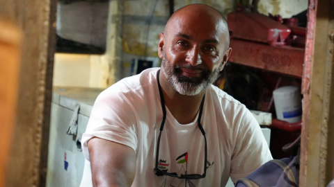 Saddaqat Khanm, voluntario escocés a bordo del Adara, parte de la Global Sumud Flotilla Saddaqat Khanm, voluntario escocés a bordo del Adara, parte de la Global Sumud Flotilla