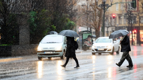 La lluvia marca el inicio del otoño en Santander, la ciudad donde más llueve de España este lunes