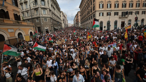 5a985f5536aa053cec9fc12509e9f5dd6d4efb1a Huelga nacional en Italia en apoyo al pueblo palestino.