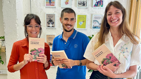 D'esquerra a dreta: Laia Forné, Miquel Missé i Estefanía Izrael.