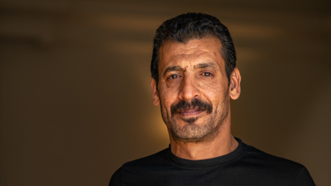 El actor y director teatral palestino Nabil Al-Raee.