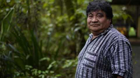 _ASD1151 El maestro y líder maya q’eqchi’, Bernardo Caal, en Cobán.