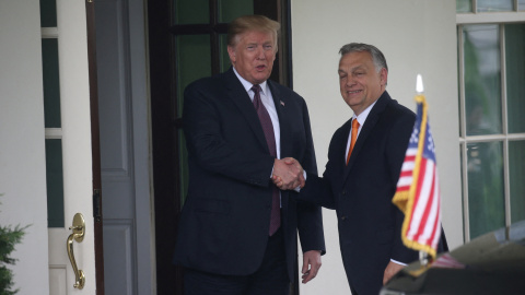 Orbán y Trump El primer ministro húngaro, Viktor Orbán, junto al presidente de EEUU, Donald Trump.