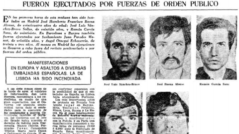 Asesinados por el régimen franquista