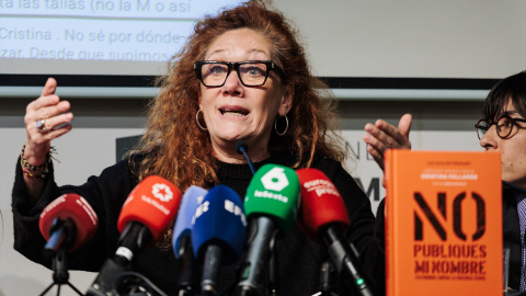 La escritora y periodista, Cristina Fallarás. La escritora y periodista, Cristina Fallarás.