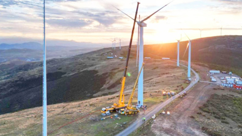 34.000.000 € para la mayor planta eólica repotenciada de España: 24 MW y aerogeneradores de 119 m de altura y 73 m de pala