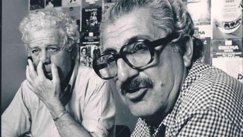 Berlanga y Bardem en 1980 (Archivo Fudación AGR) Berlanga y Bardem en 1980.