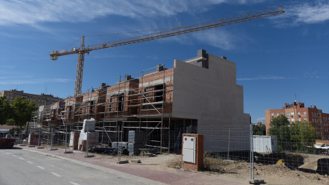 EuropaPress_6196394_vista_general_obras_vivienda_nueva_septiembre_2024_madrid_espana_precios (1) Una vivienda en construcción.