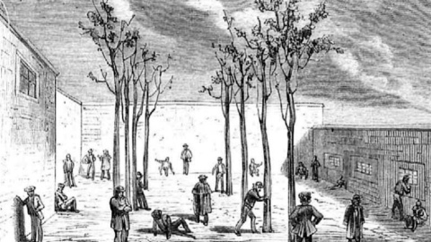 Ilustración del Asilo de Dementes de Leganés (Madrid) Ilustración del Asilo de Dementes de Leganés (Madrid)