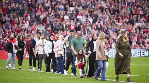 Homenaje al pueblo palestino en San Mamés