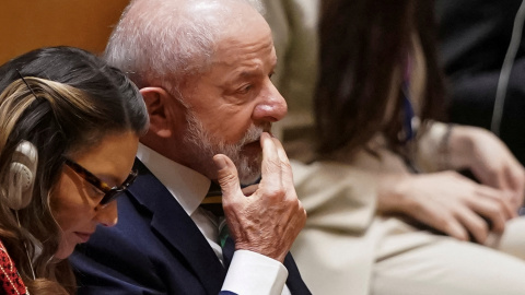 2025-09-25T201738Z_1148920425_RC2QXGAL64V9_RTRMADP_3_UN-ASSEMBLY-TRUMP-LULA Foto de archivo de Lula Da Silva en la Asamblea General de la ONU.