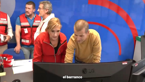 Salomé Pradas en un vídeo grabado en la reunión del Cecopi en el día de la DANA.