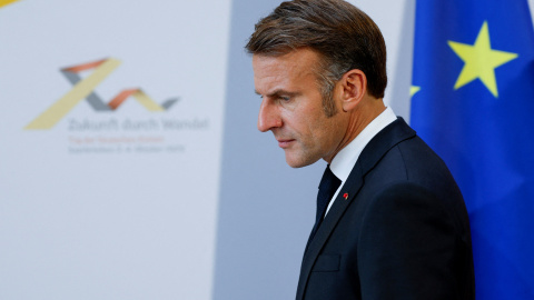 Emmanuel Macron Foto de archivo del presidente de Francia, Emmanuel Macron, en un acto en Alemania.