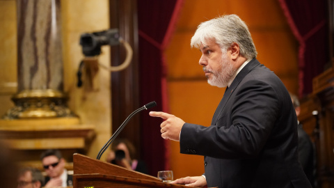 El president del grup parlamentari de Junts, Albert Batet, al Parlament.